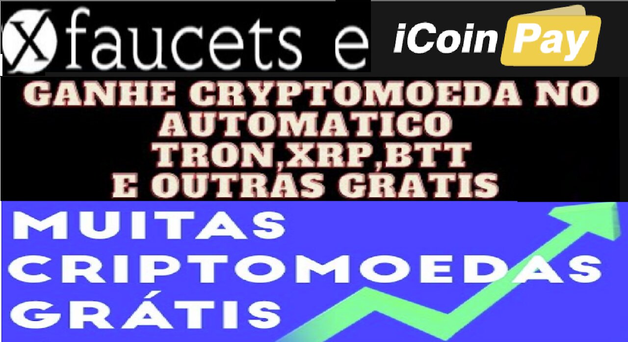 【XFaucet e iCoinPay】Como ganhar Grátis BTC, DOGE, XML, BNB, LTC, XRP, ETH e DASH | Renda Extra