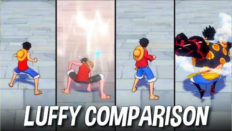 ALL LUFFY COMPLETE MOVESET | One Piece Fighting Path