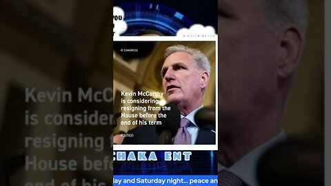 McCarthy may resign