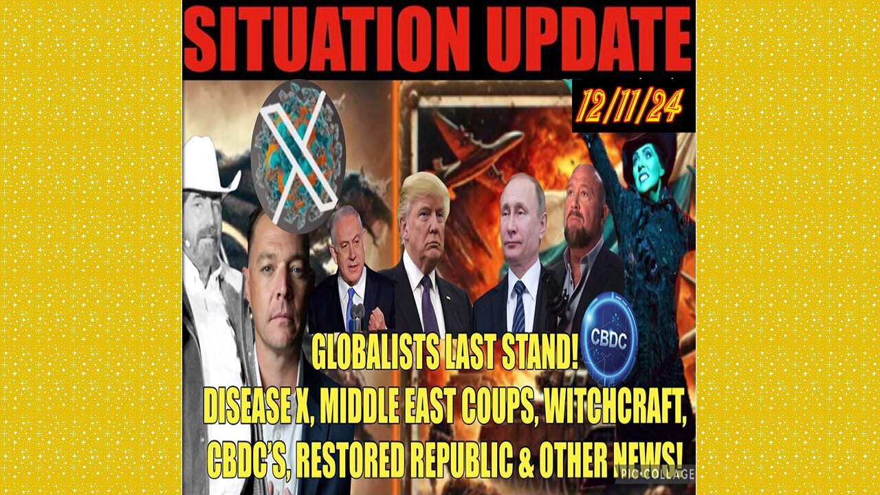 SITUATION UPDATE 12/11/24 - No way out, Ds Subversion, Mass Arrests, Globalists Last Stand