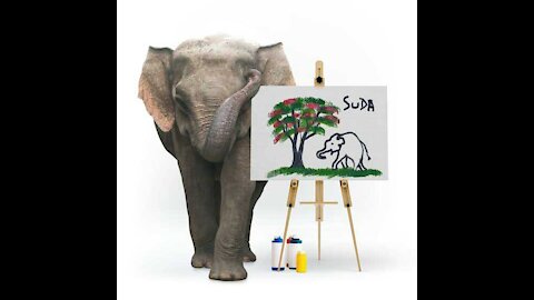 Painting by Elephant Sells for More Than $5.5k