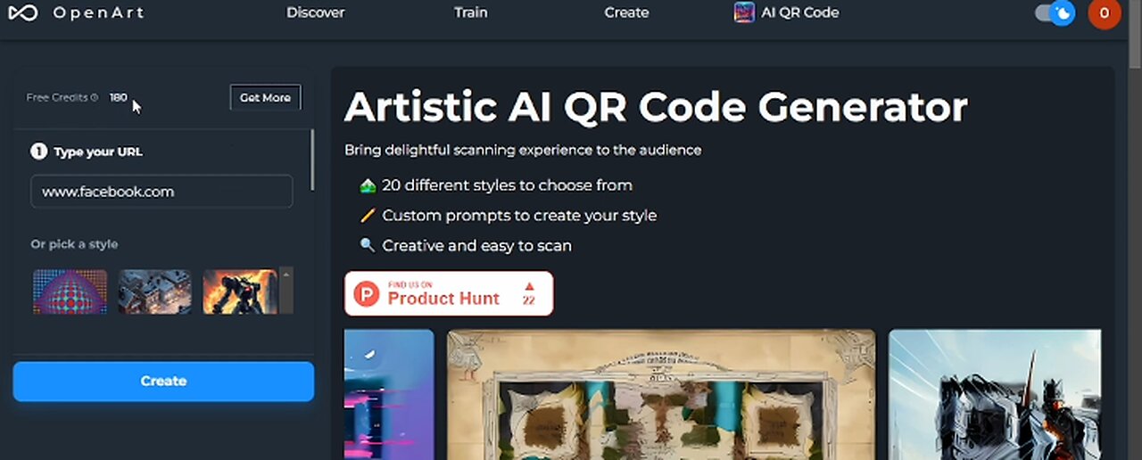 QR code generation with ai animation tool