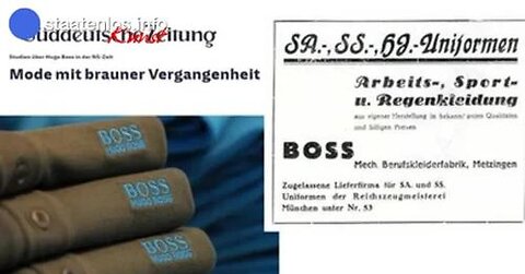 Hugo Boss in bester NaZi-Tradition?