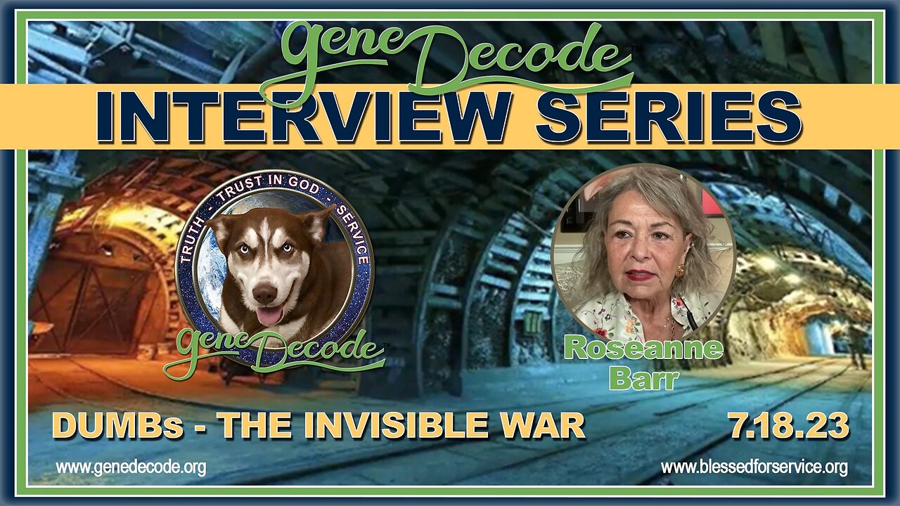 2023-07-18: Roseanne Barr Unedited Interview with gene Decode ***Re-published February 2024
