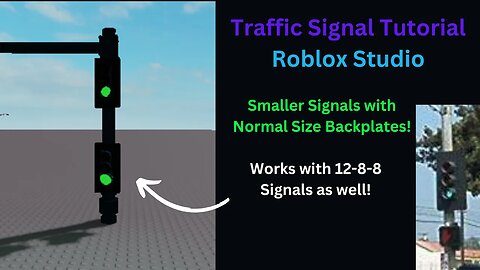 Shrink your Signals without shrinking the backplate! Roblox Studio Tutorial.