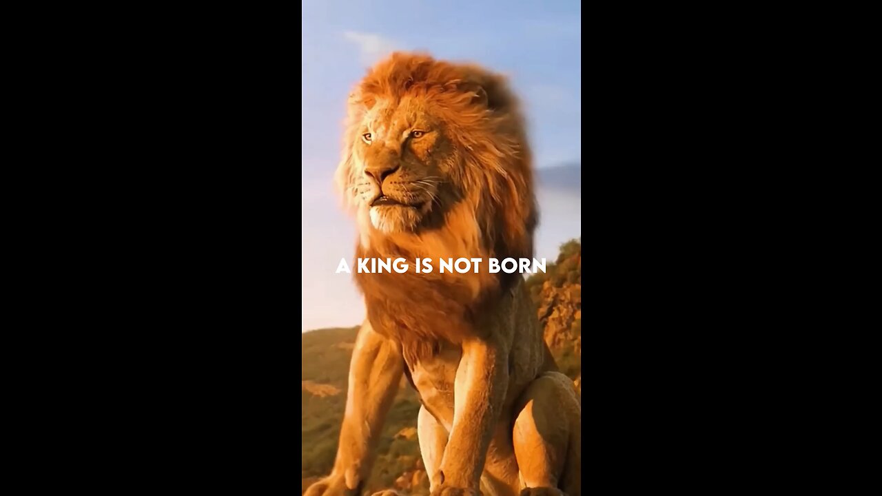 A KING IS NOT BORN HE IS MADE ❤️‍🔥