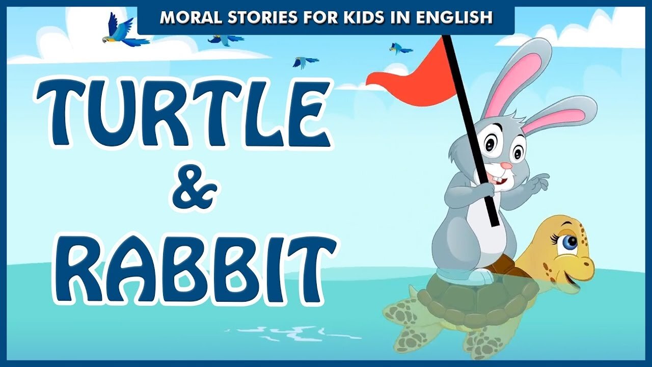 Turtle & Rabbit | Secret of Winning Together | Bedtime Stories | English Moral Stories Ted And Zoe