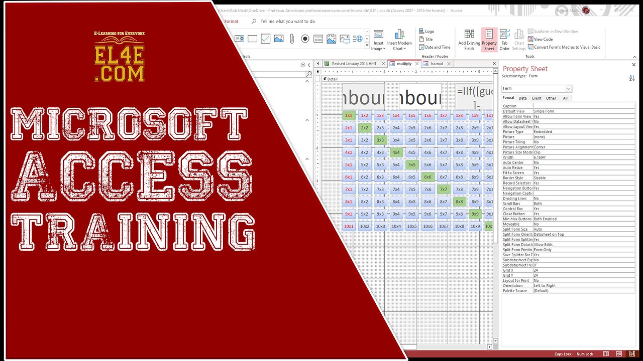 Creating Forms with Microsoft Access