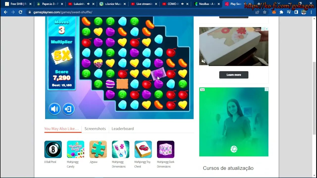 jogo Sweet Shuffle neobux