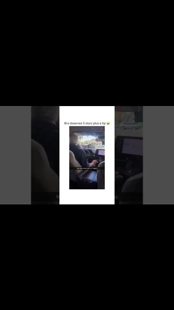 BEST UBER DRIVER EVER🤣😳