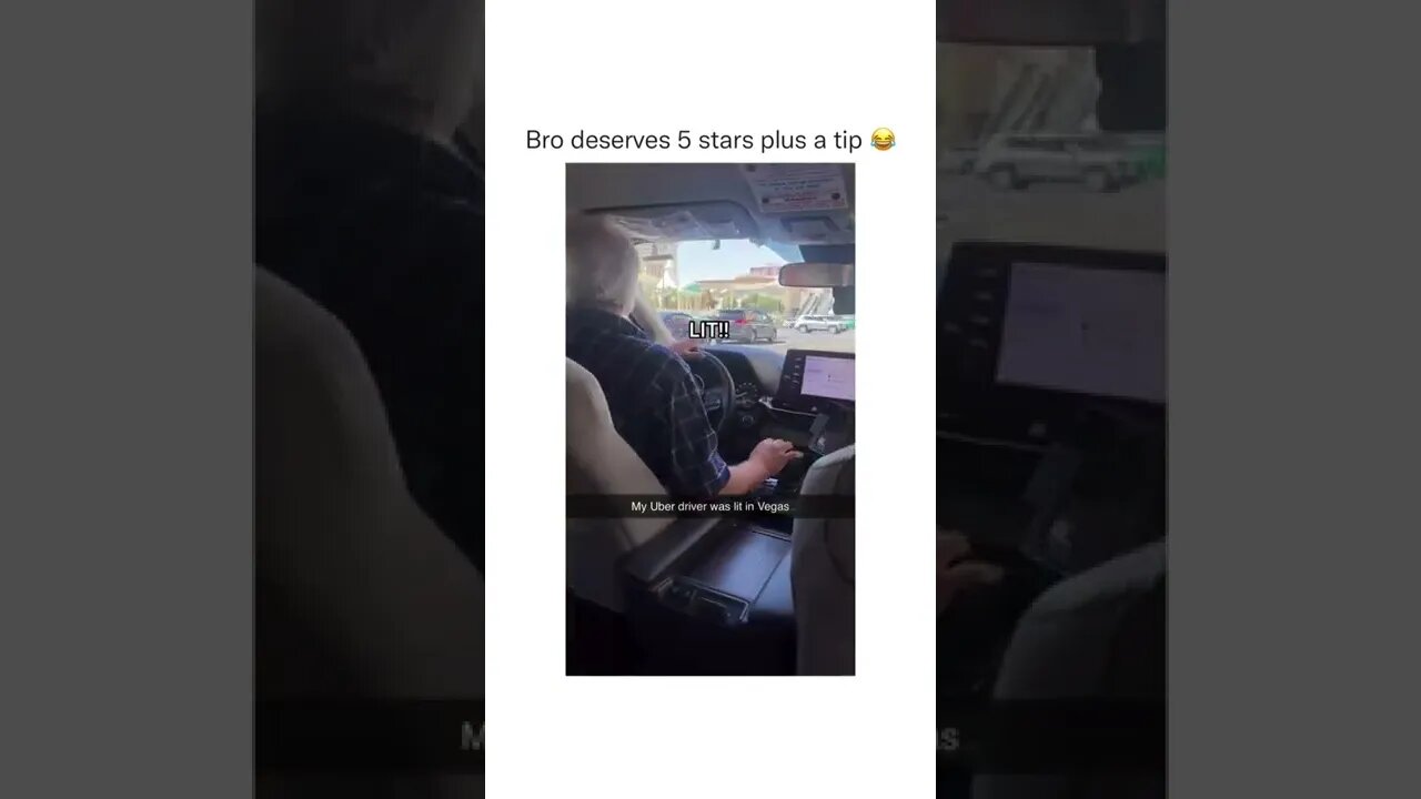 BEST UBER DRIVER EVER🤣😳