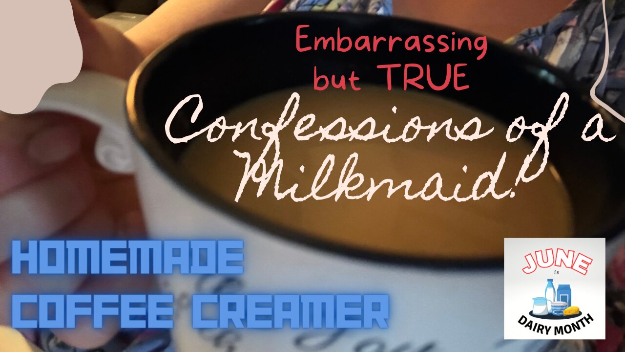 Confessions of a Milkmaid... let's make homemade coffee creamer!