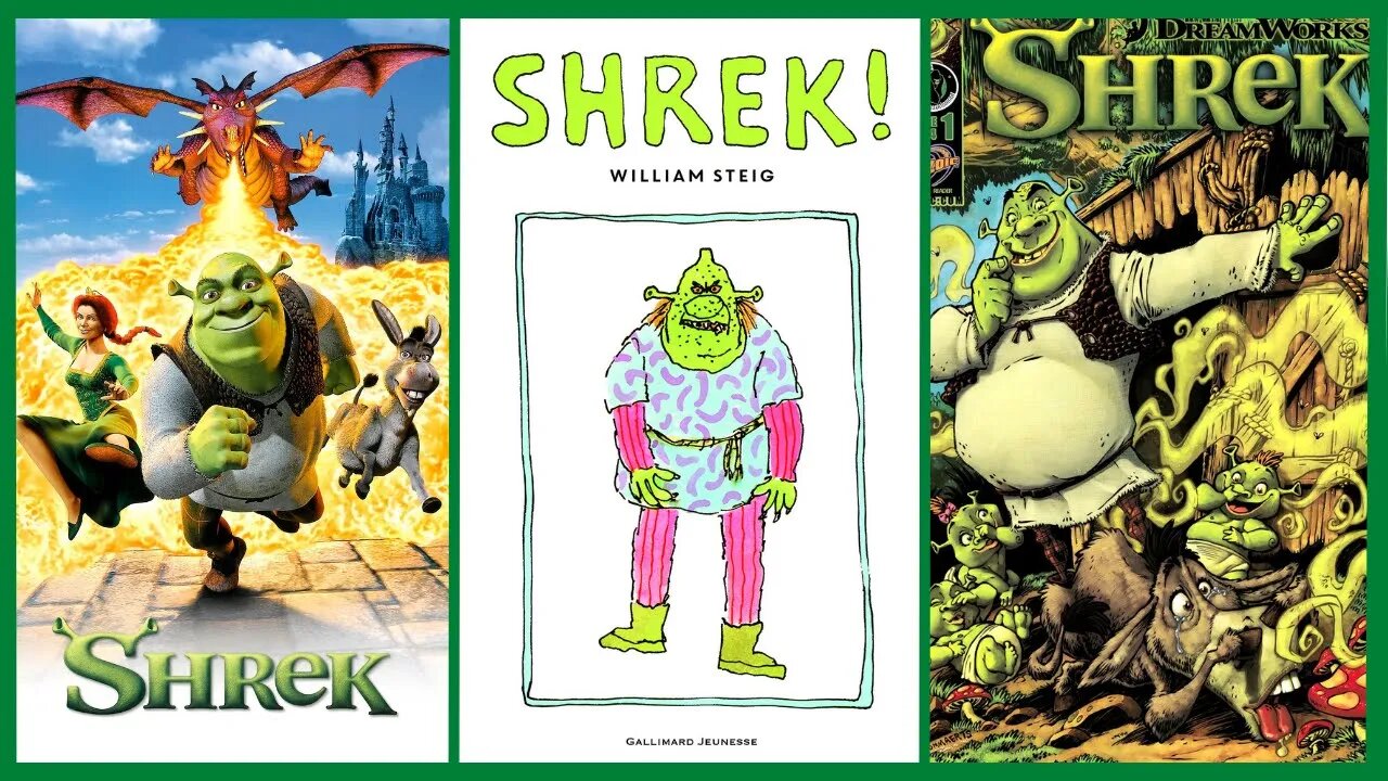 💚La Historia De Shrek En Sus Primeros Cómics💚 Del Libro Al Cine y Luego a Dark Horse Comics