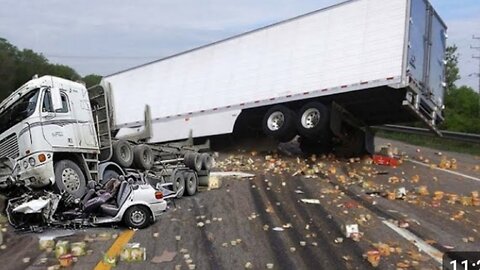 Dangerous road accident in the world