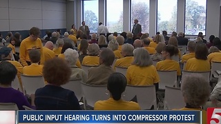 Public Input Hearing Turns Into Gas Compressor Protest