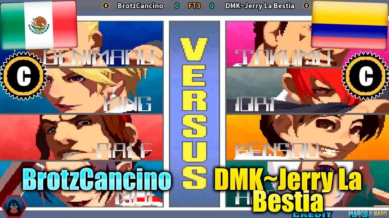 The King of Fighters 2001 (BrotzCancino Vs. DMK~Jerry La Bestia) [Mexico Vs. Colombia]