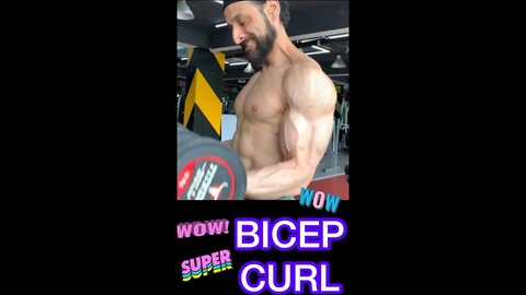 🔥💪🏻 BICEP CURL #shorts #youtubeshorts