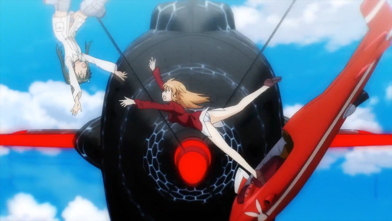 Strike Witches: Road to Berlin - Shirley saves Francesca