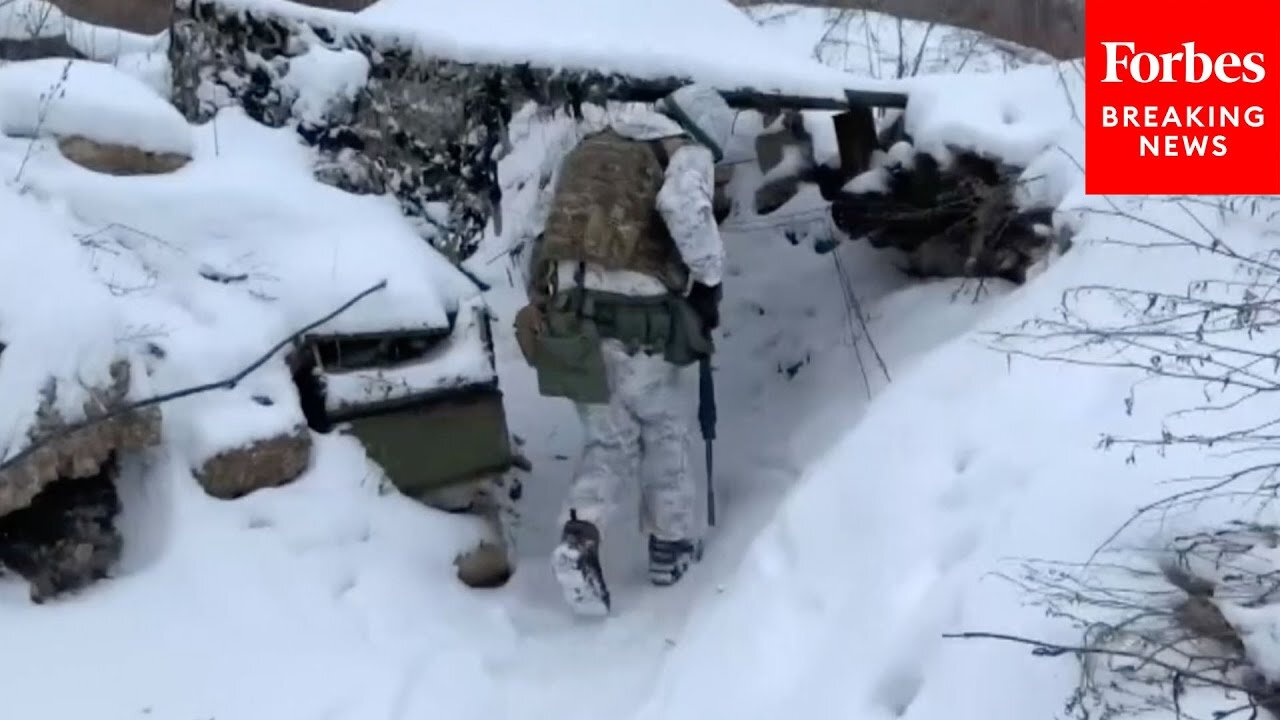 Ukrainian Soldiers Are Stationed In Donetsk Region As Russia Threat Looms