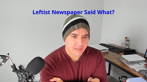 Left Admits Covid PsyOP