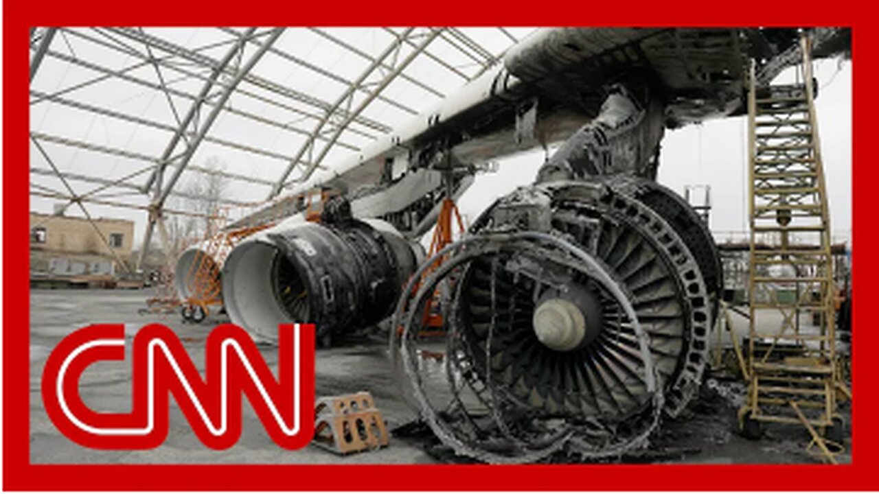 CNN reporter gets up close look at plane Russia destroyed