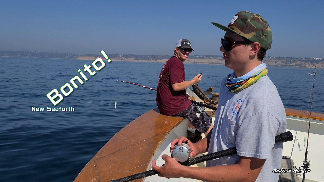 (62) 10/02/2020 - Short clip: Fall Bonito fishing aboard the New Seaforth. Poké time!