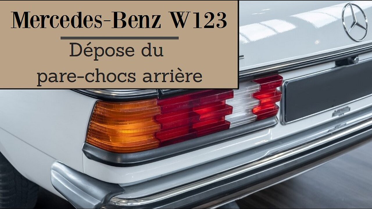 Mercedes Benz W123 - Comment faire la dépose du panneau de ventilation Tutoriel