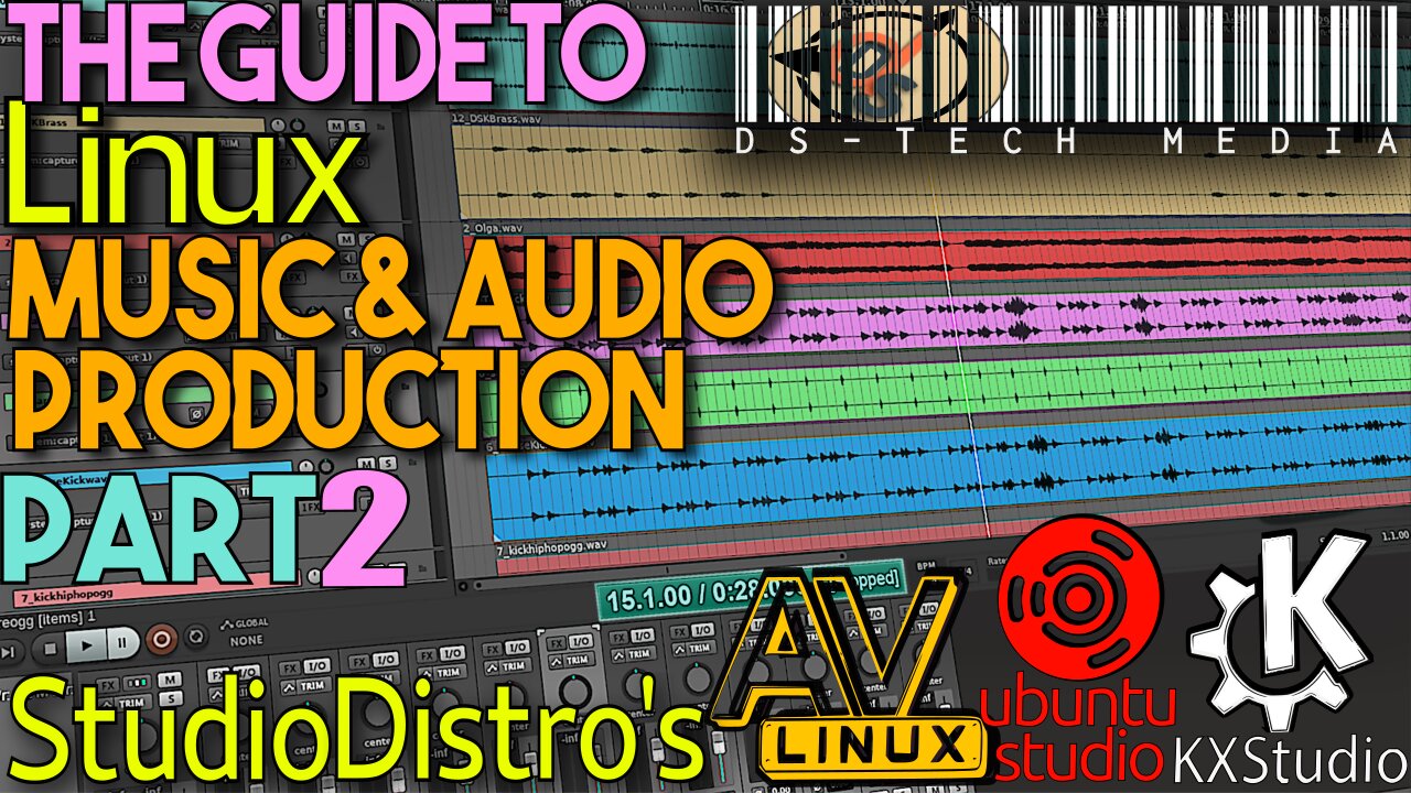 Guide To Producing & Recording Music + Audio With Linux PART TWO: Studio Distros