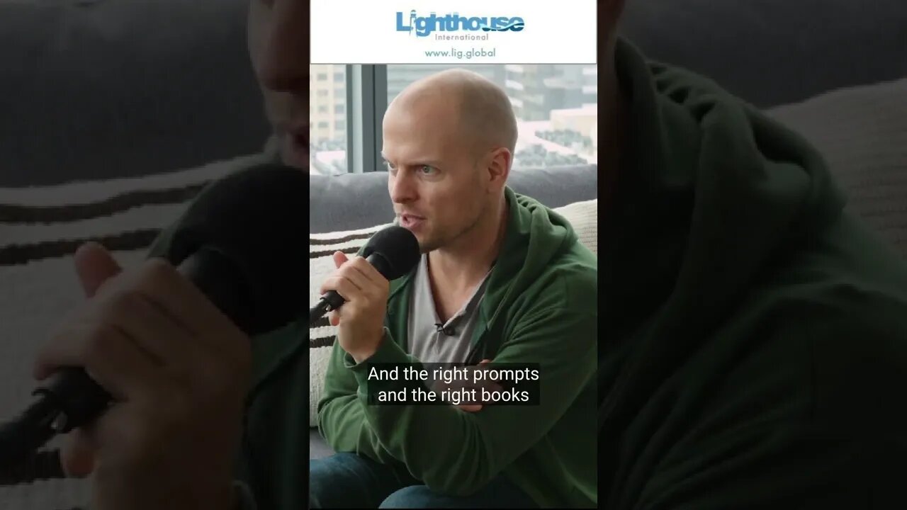 Tim Ferriss - The right accountability support - Lighthouse International #timferriss #shorts