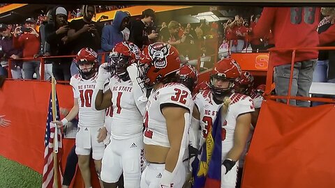 N. C. State Football QB Ben Finley Carrie’s American Flag