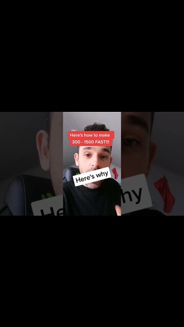 I am PISSED OFF at these GURUS! Heres how you make 300-1500 FAST!