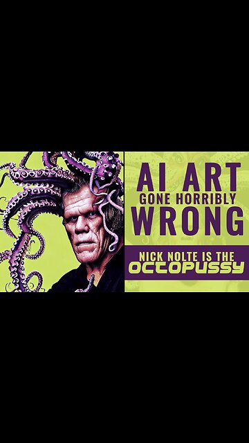 AI Art Gone Horribly Wrong - Nick Nolte is the Octopussy