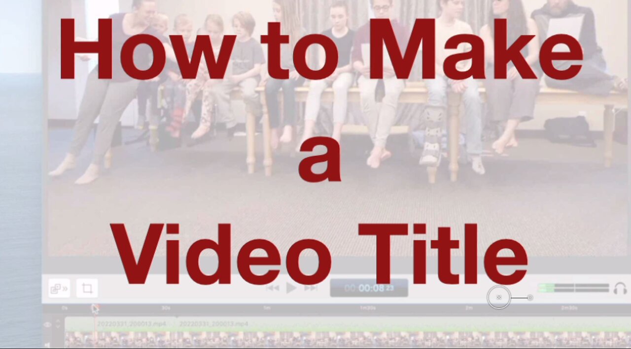 How to Make a Video Title