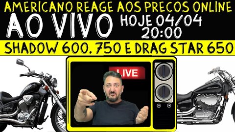 SHADOW 750, 600 e Dragstar 650: Maníacos da WEB PIRARAM, AMERICANO REACT (ao VIVO)