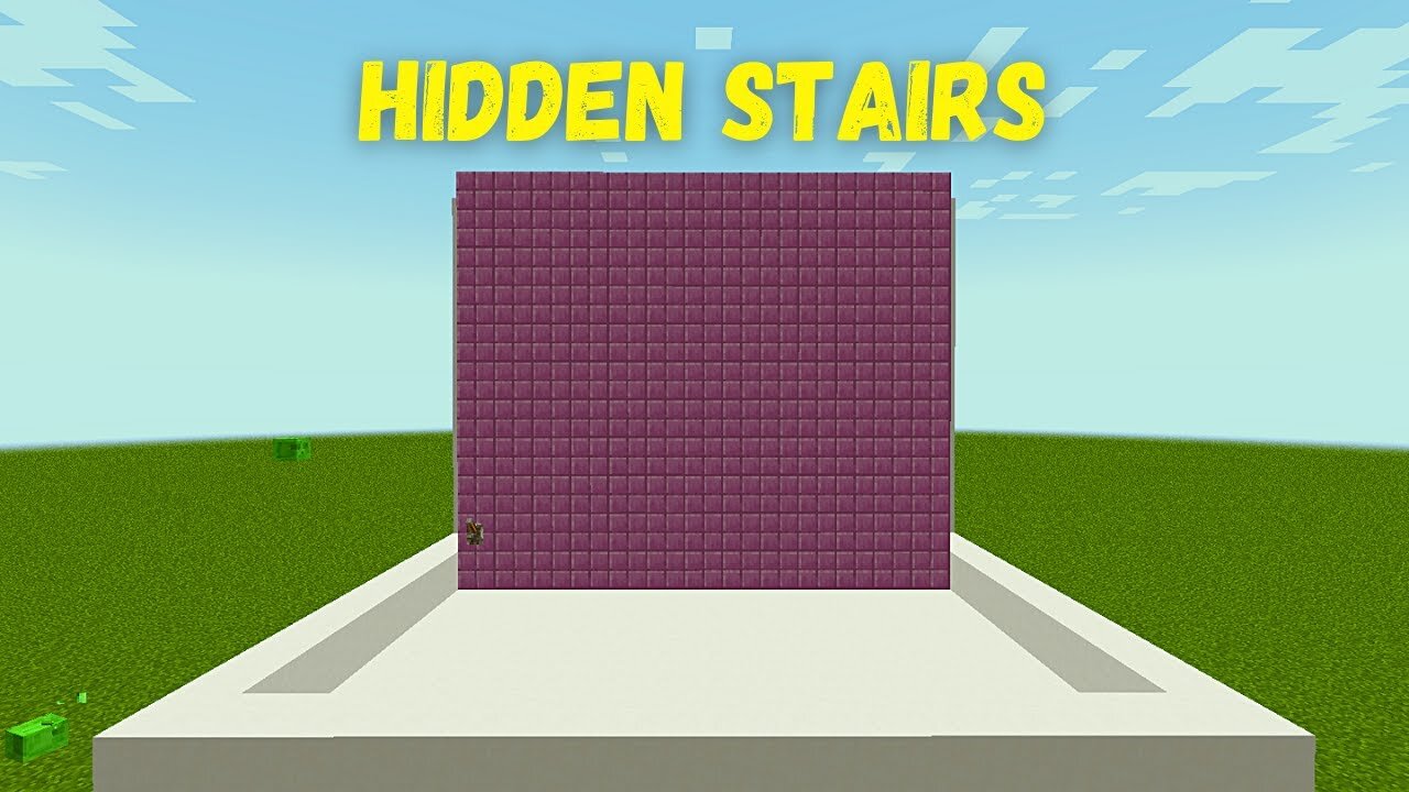 How To Make Automatic Stairs in Minecraft