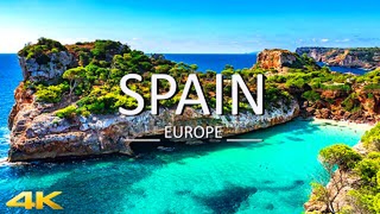 Spain (4K UHD) | Relaxing music for the soul video with nature