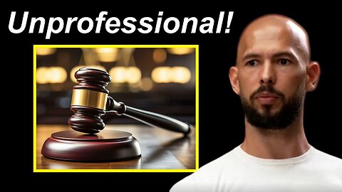 Andrew Tate's Opinion On The Judicial System