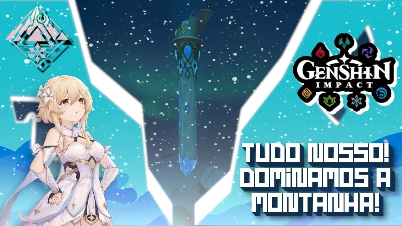 Conquistamos o Topo da Espinha do Dragão! O Pilar se Move para Revelar o Tesouro! - Genshin Impact