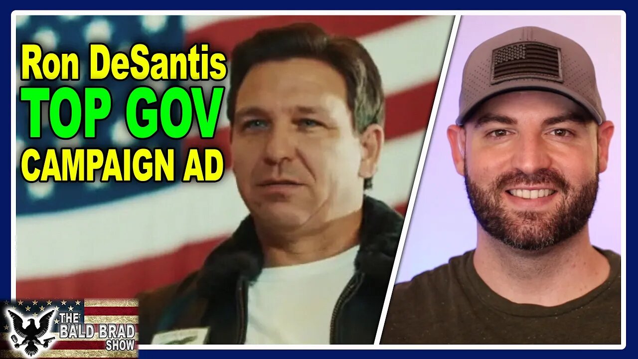 Ron DeSantis Top Gun Political Ad