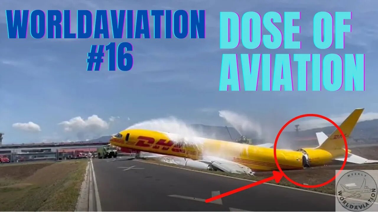 DHL Boeing 757 Plane Breaks in Half