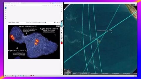 FULL REVIEW - CCP SATELLITE IN ORBIT OVER MAUI AT TIME OF FIRES