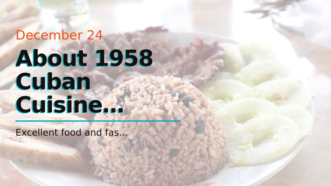 About 1958 Cuban Cuisine Restaurant - Westfield, NJ - OpenTable