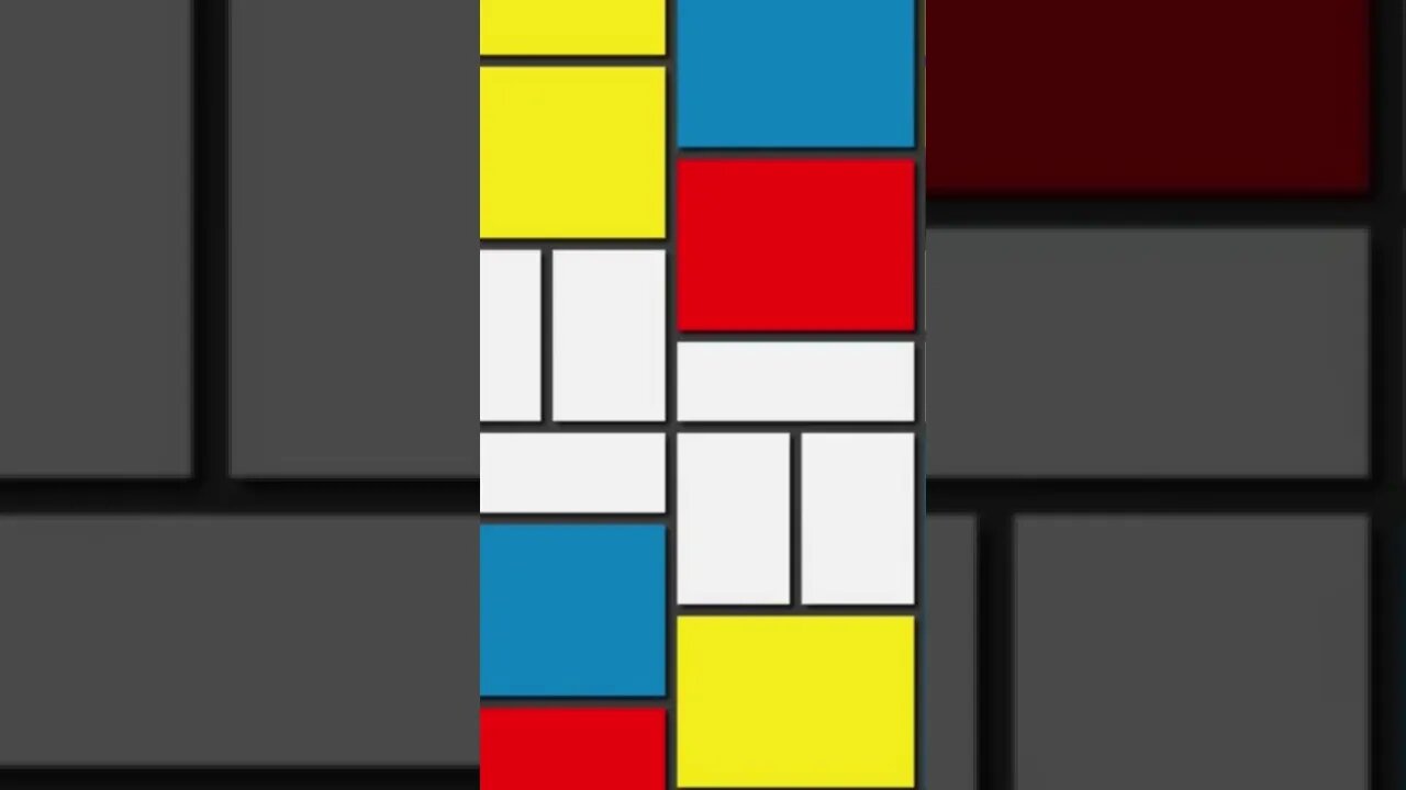 A ARTE PARA PIET MONDRIAN | ARTE: ESTILOS E MOVIMENTOS #shorts
