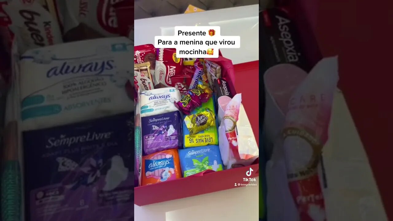 Presente para a menina que virou mocinha