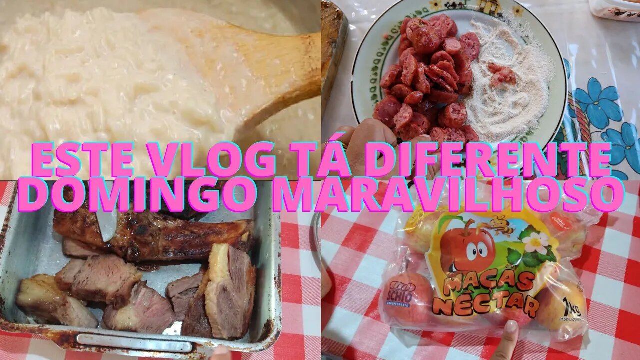 Este vlog tá diferente- Domingo- Fiz arroz doce- Tudo bom de mais.