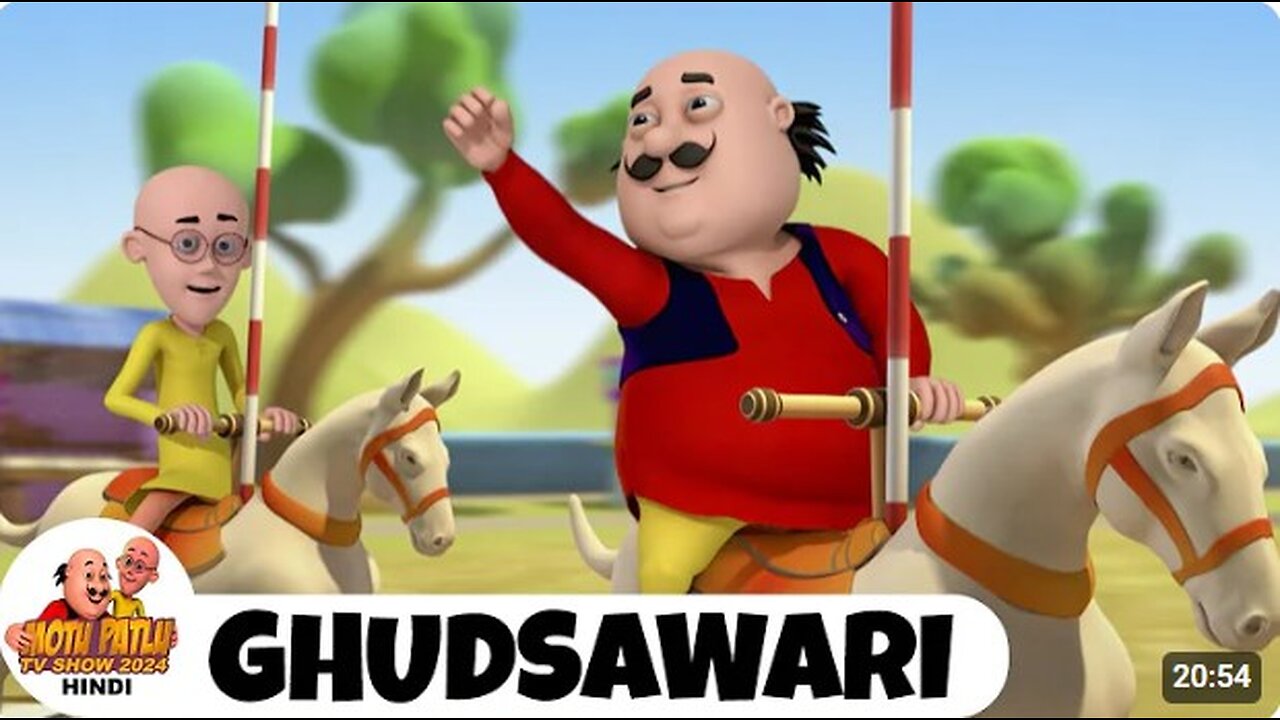 Ghudsawari Comedy Funny Cartoon Special Ep Motu Patlu Show 2024