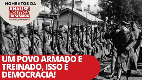 Um povo armado e treinado, isso é democracia! | Momentos da Análise Política da Semana