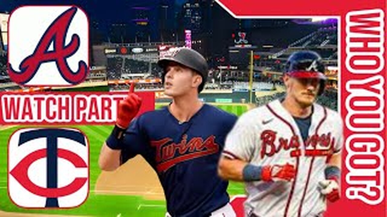 Atlanta Braves vs Minnesota Twins | Live Play by Play Stream & Reaction 3D | MLB 24 Season Gm 133