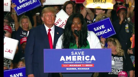 Kristina Karamo at Save America Rally in Warren, MI - 10/1/22