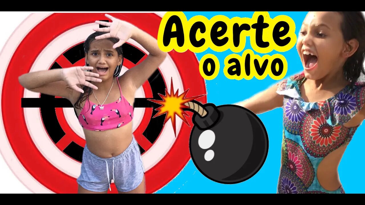 ACERTE O ALVO / GUERRA DE BEXIGA | 3 irmãs demais